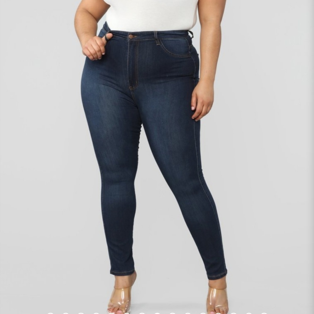 Fashion nova high waisted jeans(2x)